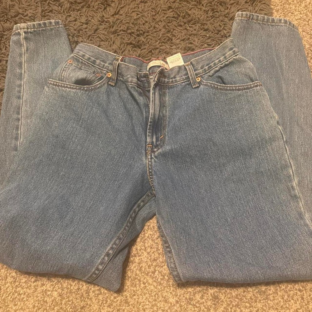 Levi's 550 blue cotton jeans size 12L